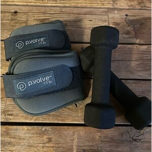 PVOLVE 1.5lb Ankle Weights & 2lb Hand Weights